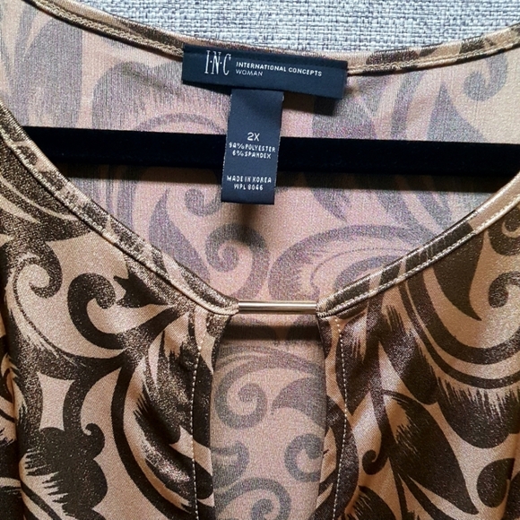 INC PLUS SIZE TOP - Picture 2 of 3